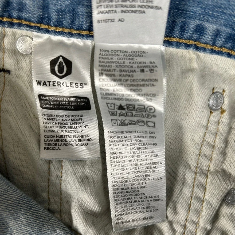 Levi's 569 Loose Straight Jeans Mens 36x30 Light Blue Denim 00569-0094